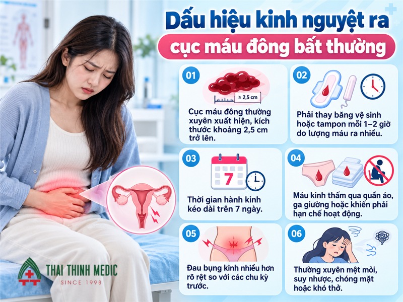 dau-hieu-kinh-nguyet-ra-cuc-mau-dong