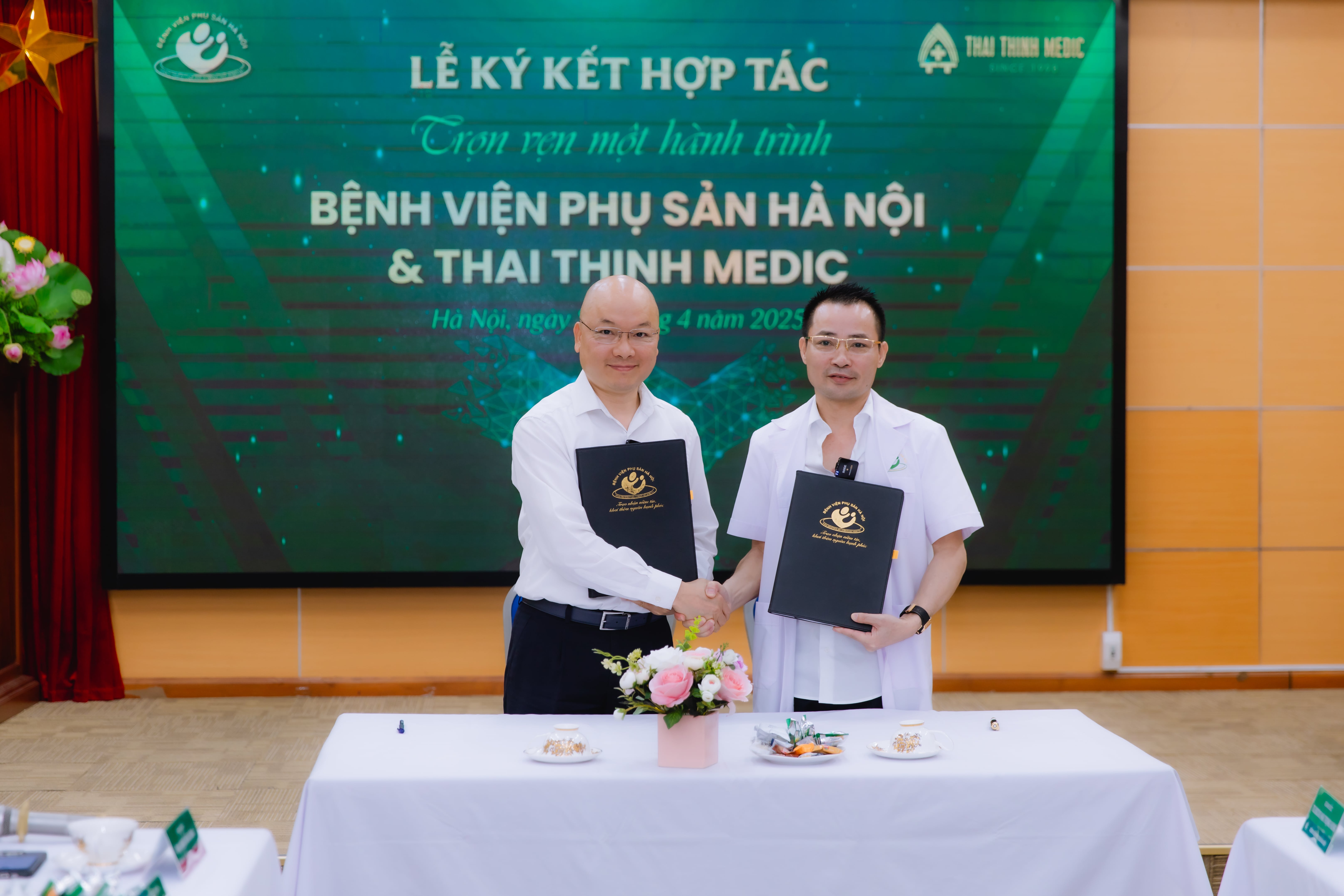 TRỌN VẸN MỘT HÀNH TRÌNH - LỄ KÝ KẾT HỢP TÁC GIỮA THAI THINH MEDIC VÀ BỆNH VIỆN PHỤ SẢN HÀ NỘI